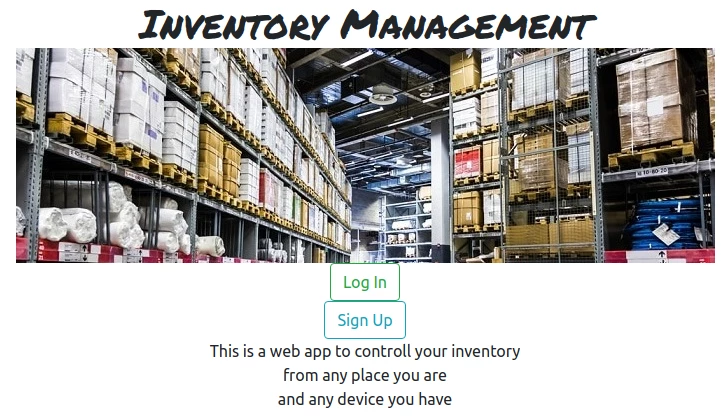  Inventory Management 